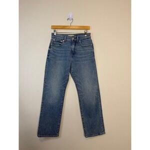 Madwell 90s Straight Leg Jeans Women's 27P Blue Medium Wash High Rise
